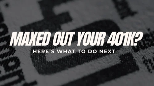 Maxed Out 401k